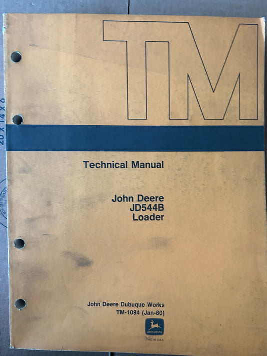 John Deere _ 544B Loader _ Technical Manual TM-1094