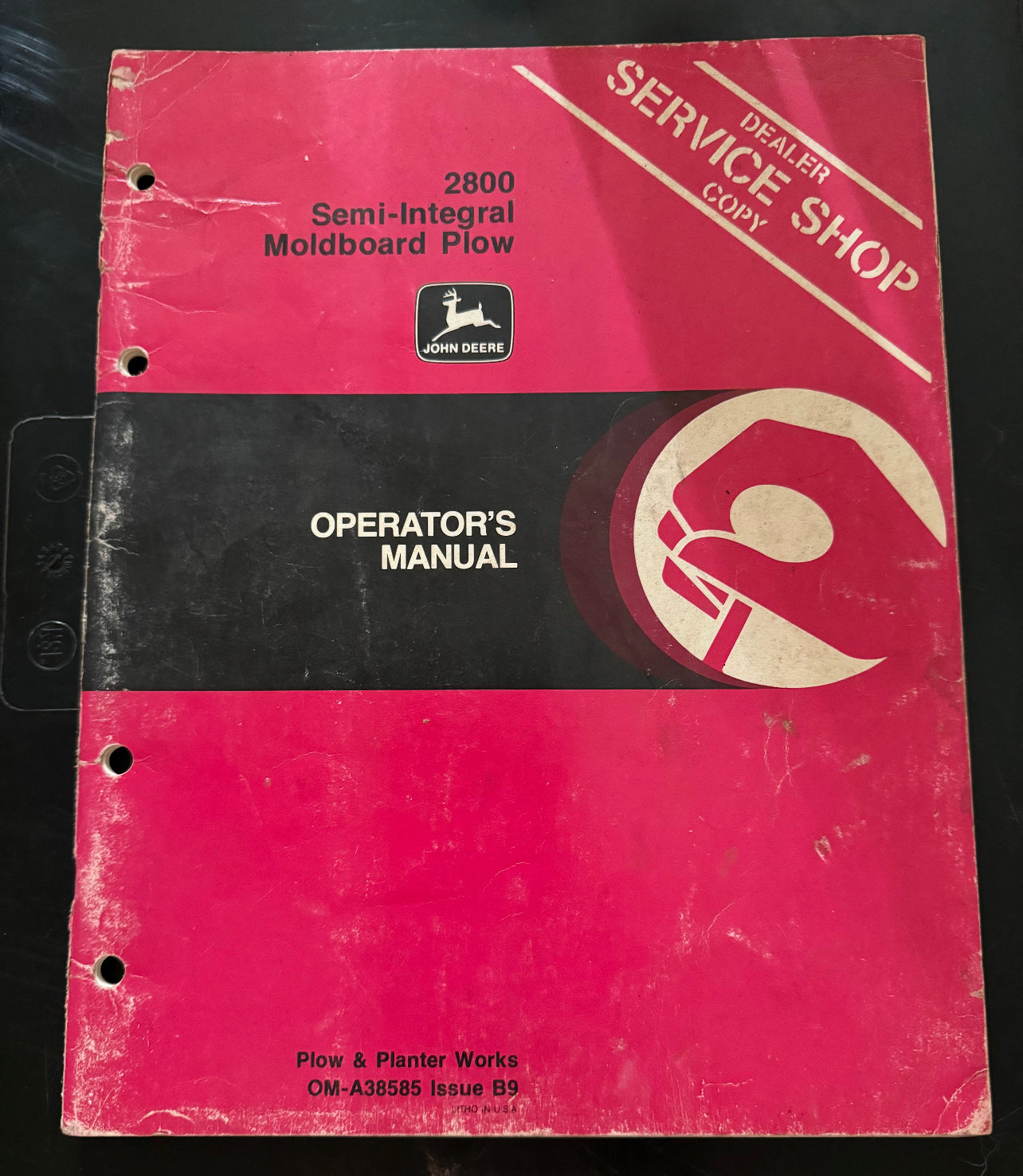 John Deere _ 2800 Semi-Integral Moldboard Plow _ Operator's Manual