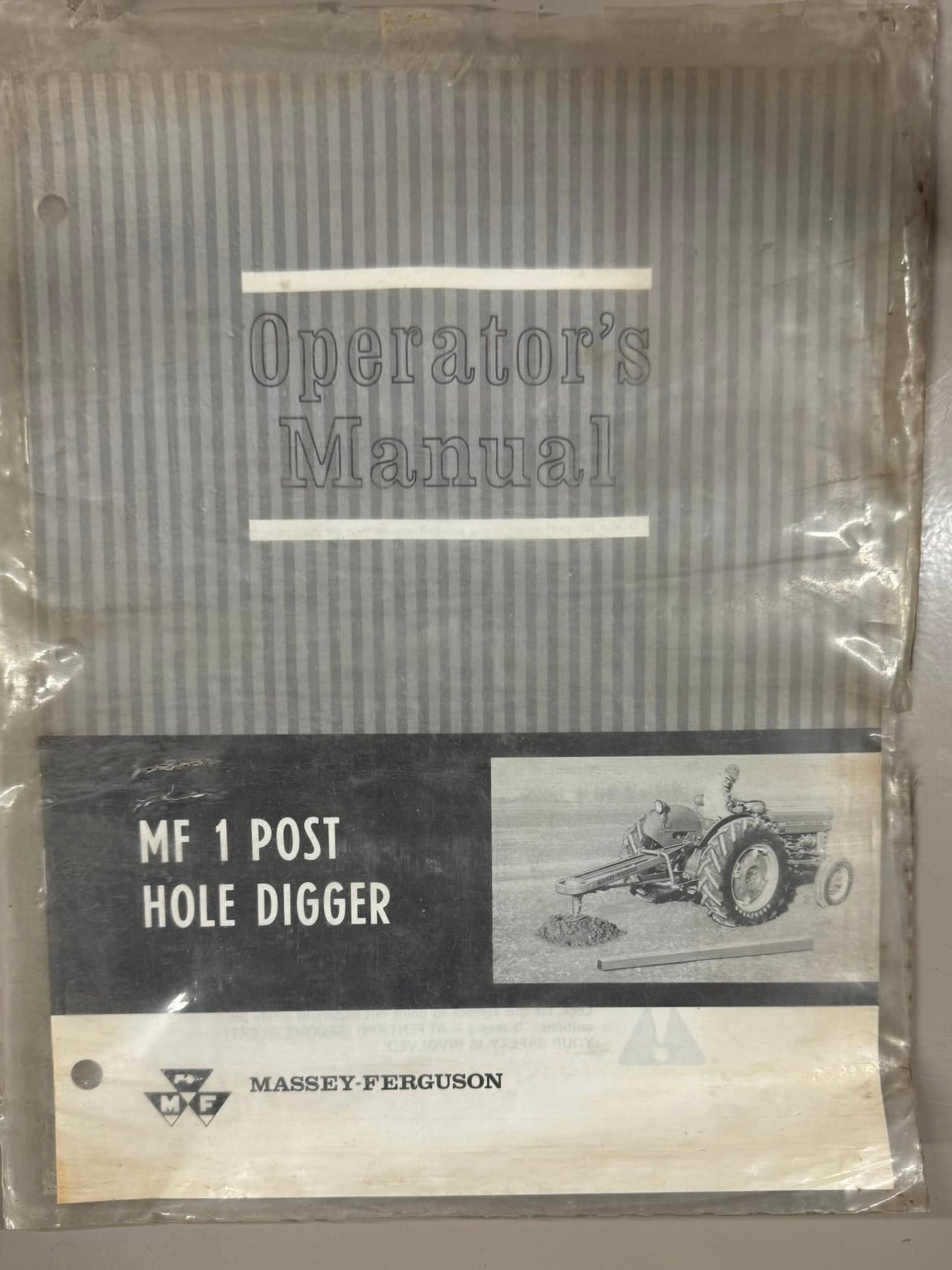 Massey Ferguson No 1 Post Hole Digger _ Manuals