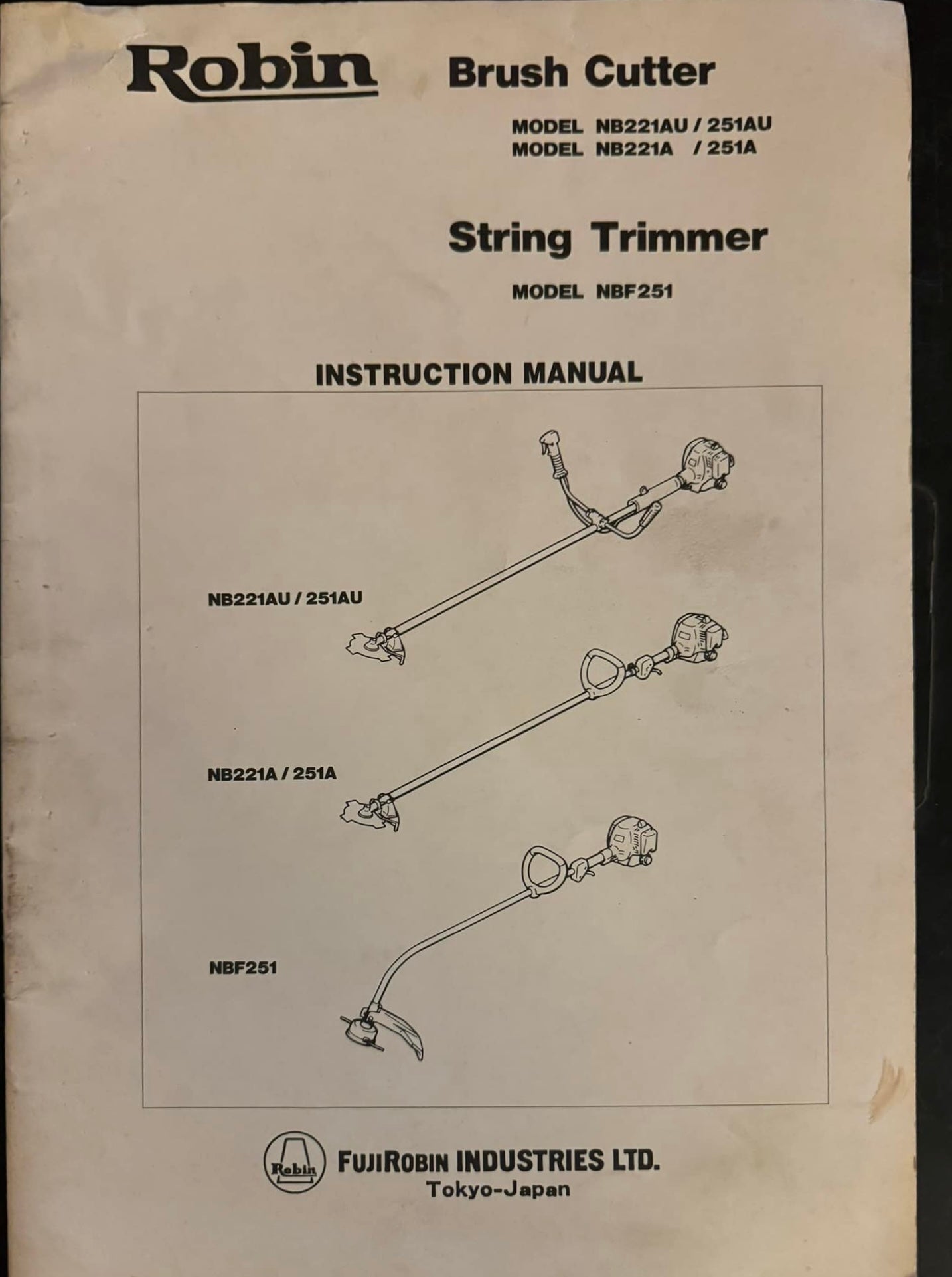 Robin _ Brush Cutter _ Instruction Manual