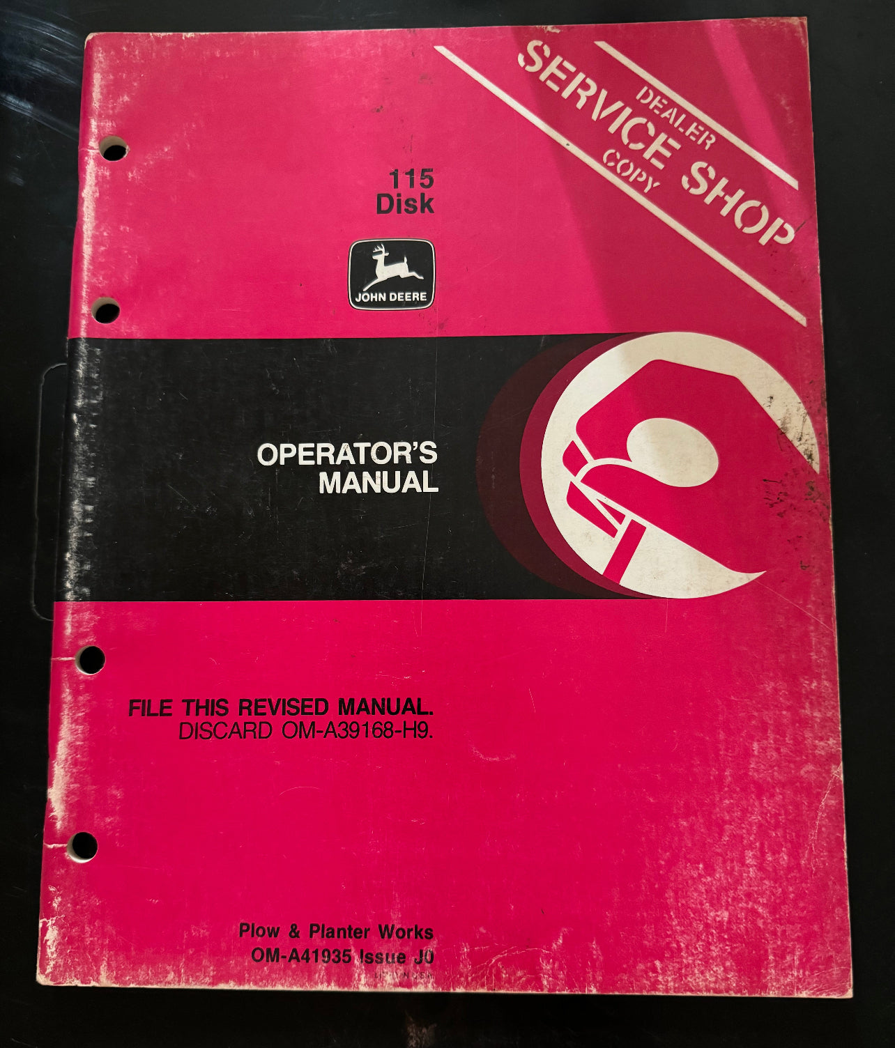 John Deere _ 115 Disk _ Operator's Manual