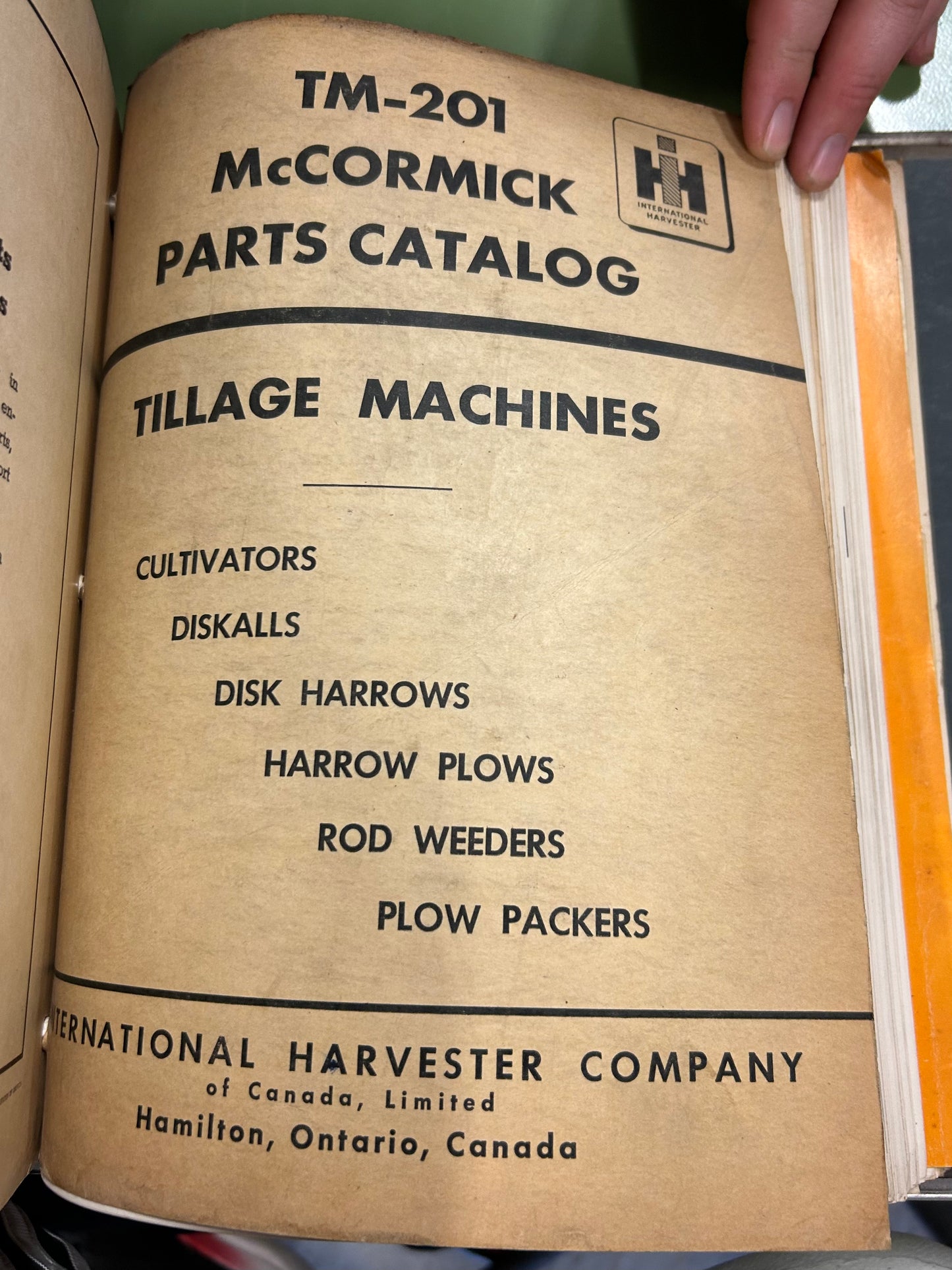 IH _ Tillage Machines _ Parts Catalog