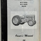 Massey Ferguson MF 35 Special  & 35 Deluxe Tractor _ Owner’s Manual
