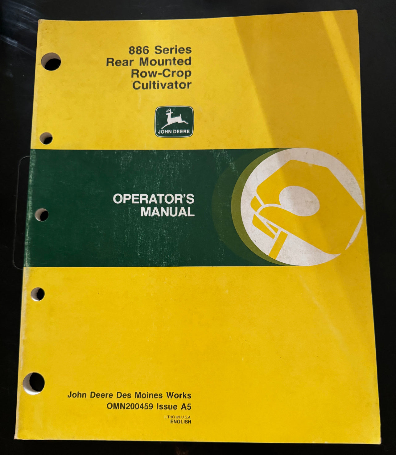 John Deere _ 886 Series Rear Mounted Row-Crop Cultivator _ Operator’s Manual