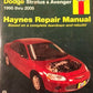 Chrysler Sebring and Dodge Stratus & Avenger Manuals