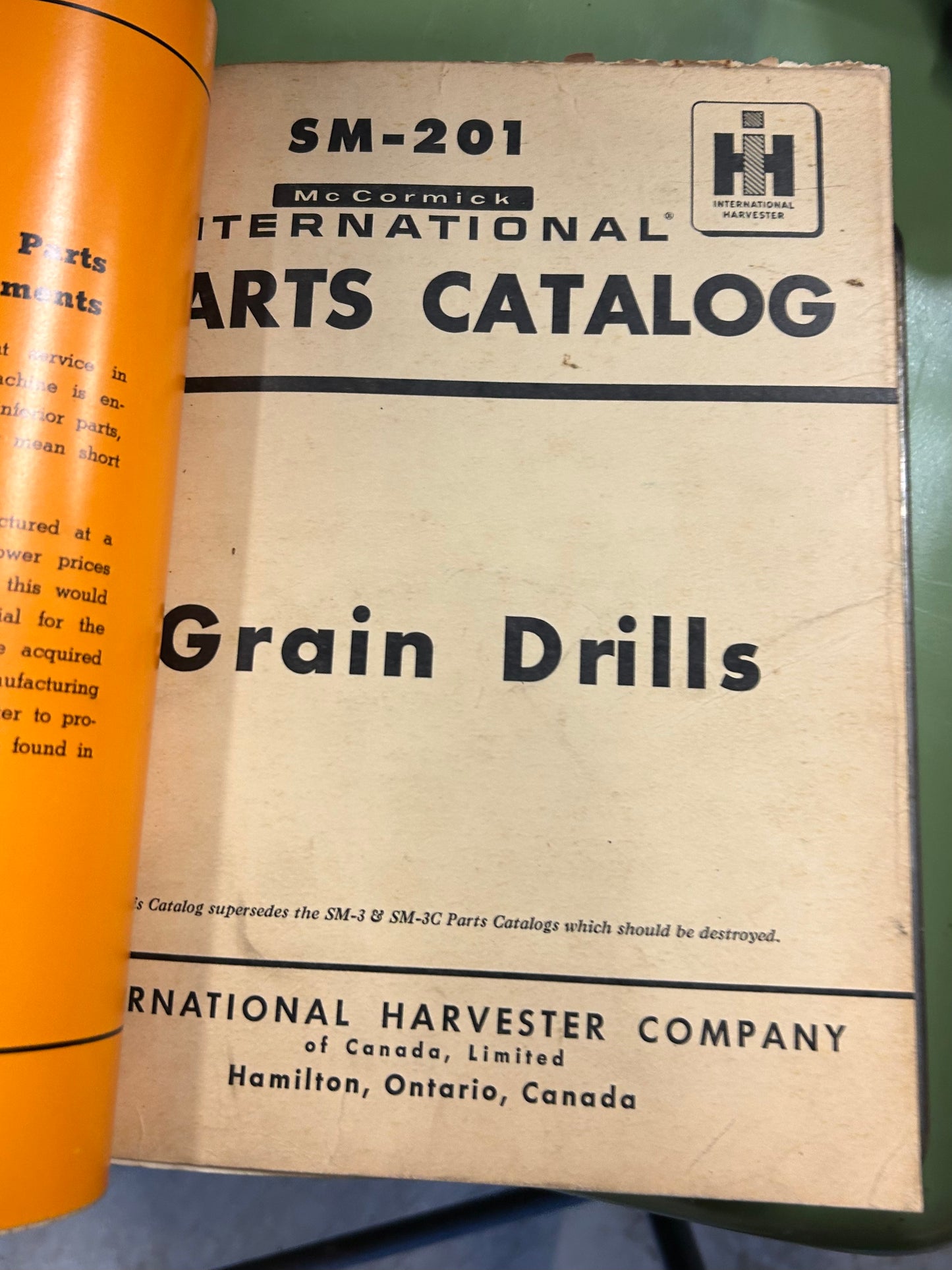 IH McCormick-International _ Grain Drills _ Parts Catalog SM-201