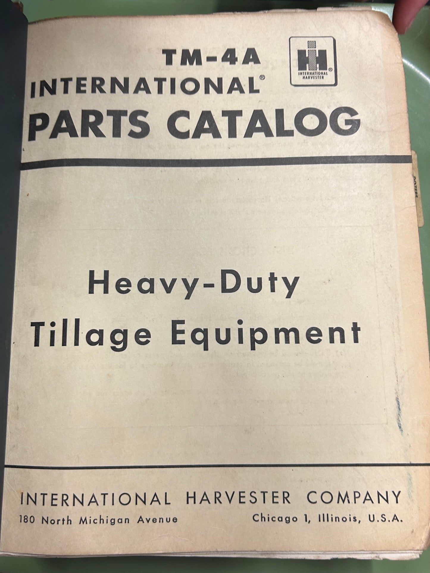 IH _ Heavy-Duty Tillage Equipment _ Parts Catalog TM-4A