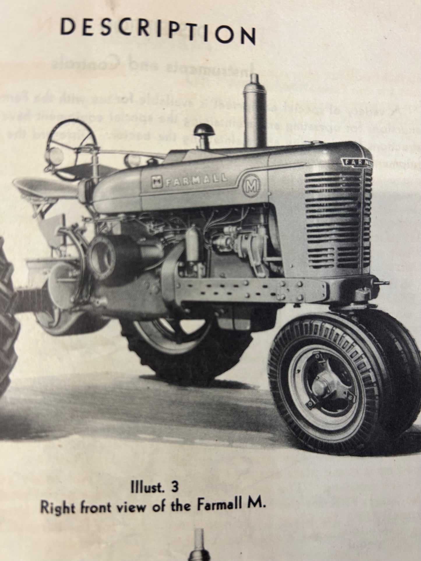 IH Farmall M - Manual