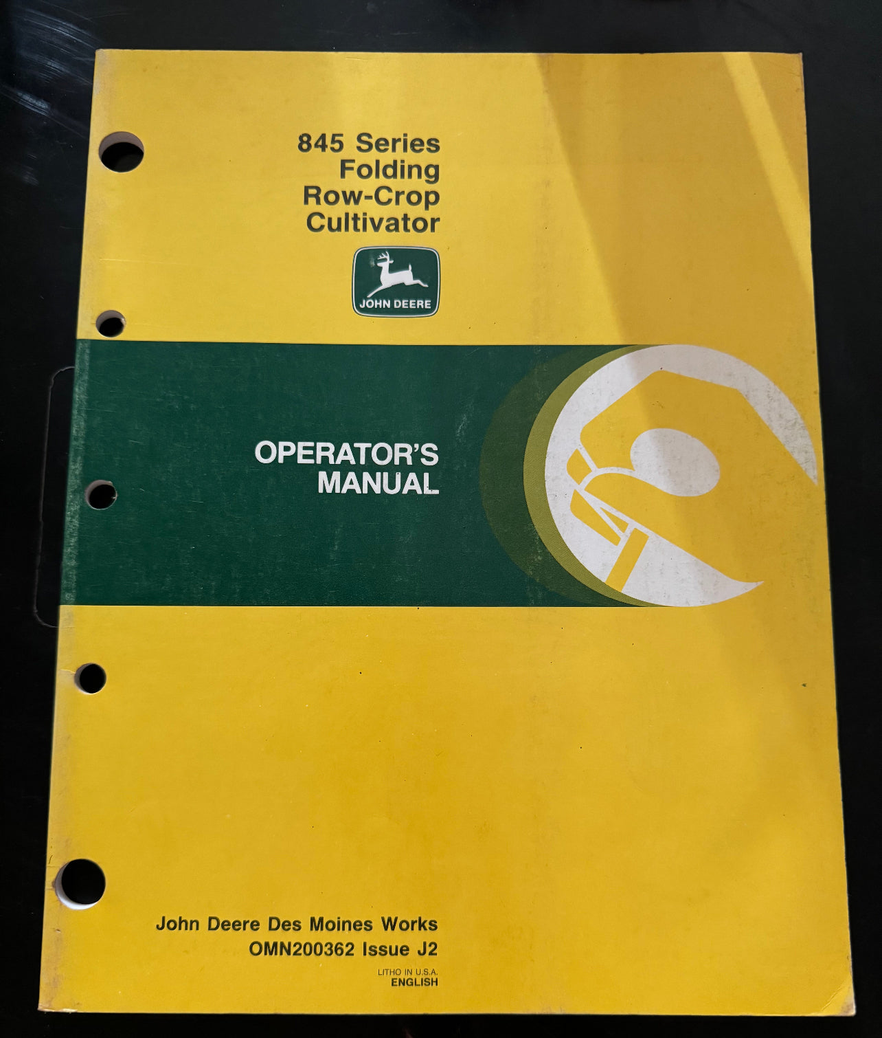 John Deere _ 845 Series Folding Row-Crop Cultivator _ Operator's Manual