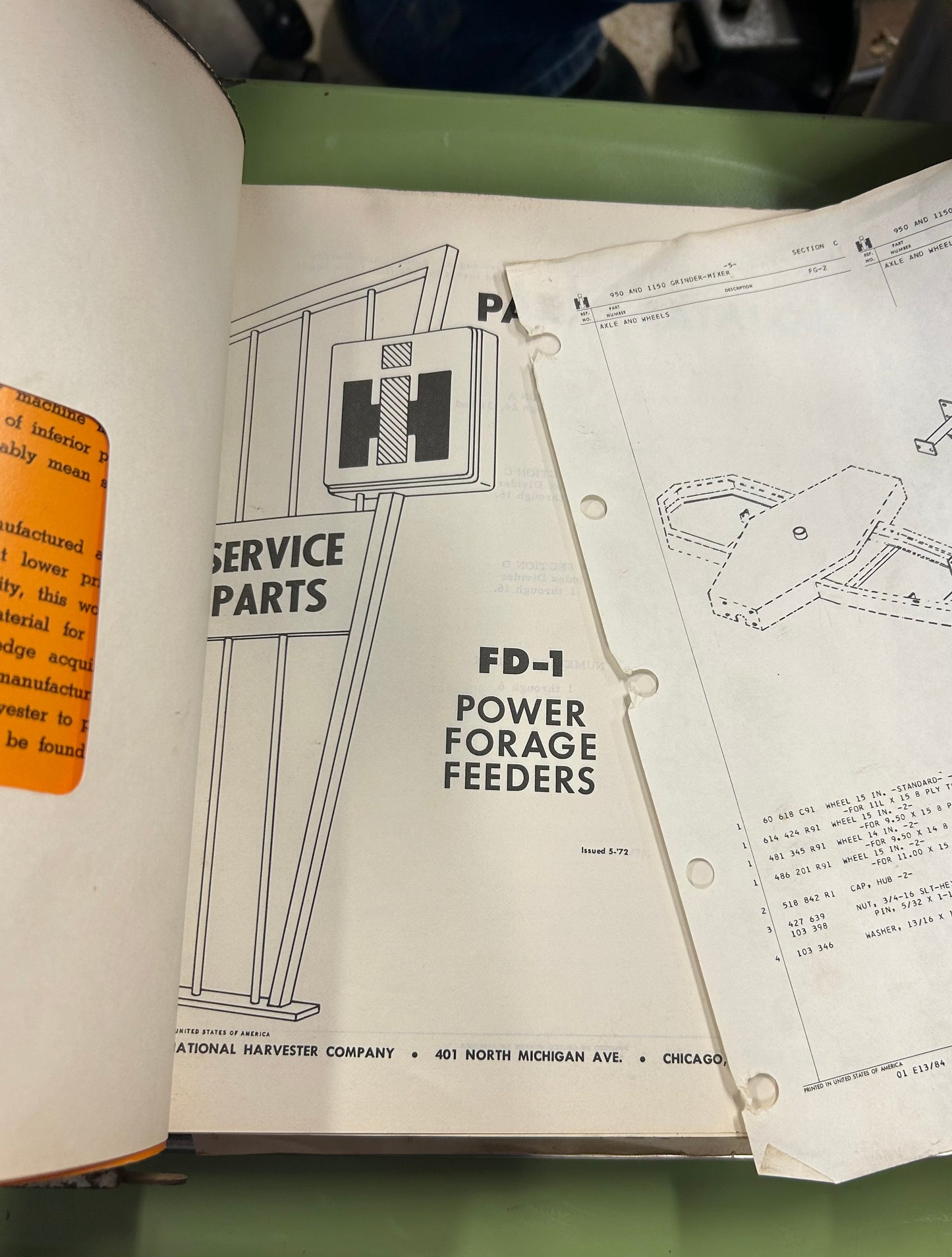 IH _ Power Forage Feeders _ Parts Catalog FD-1