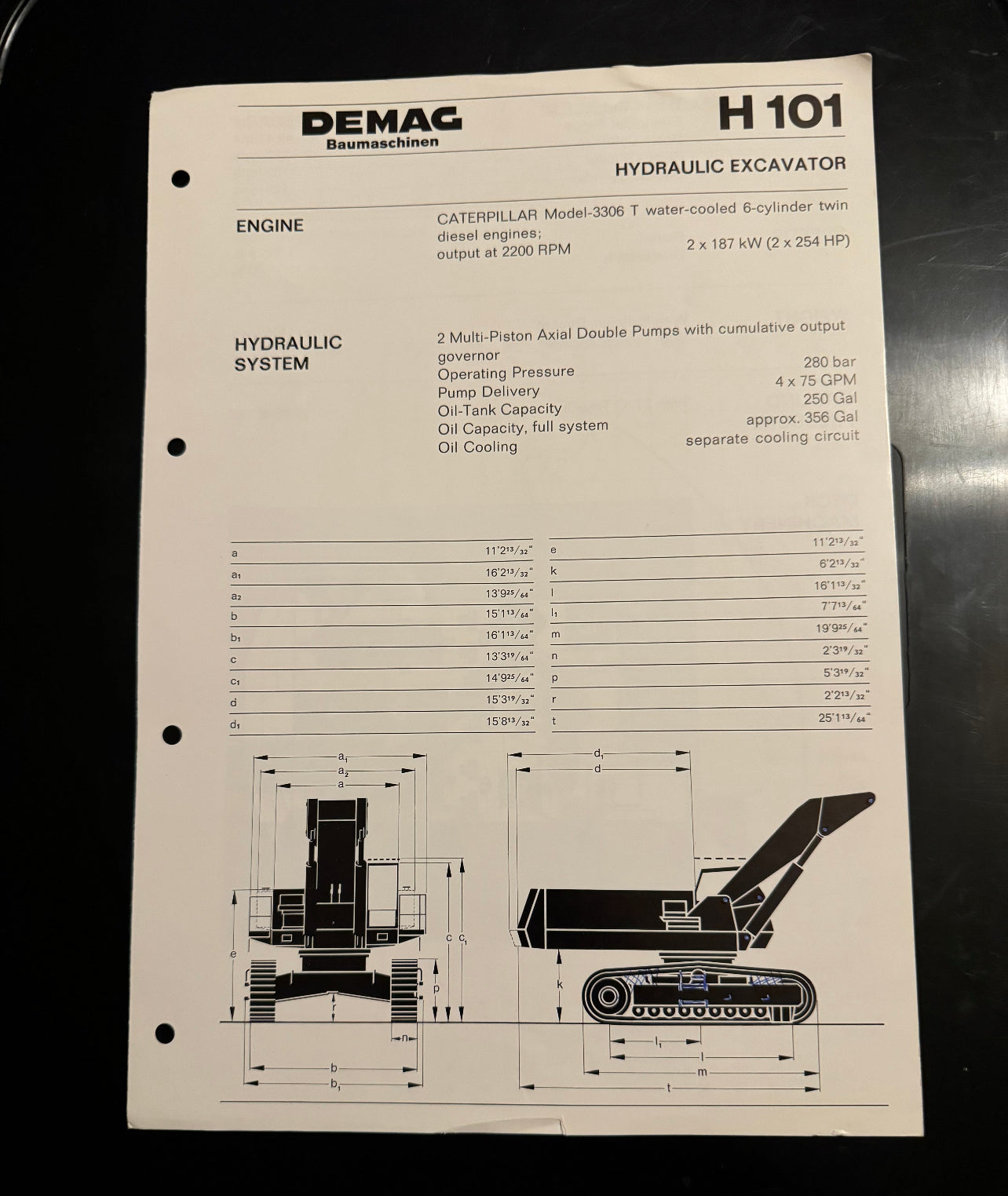 Demag _ H101 Hydraulic Excavator