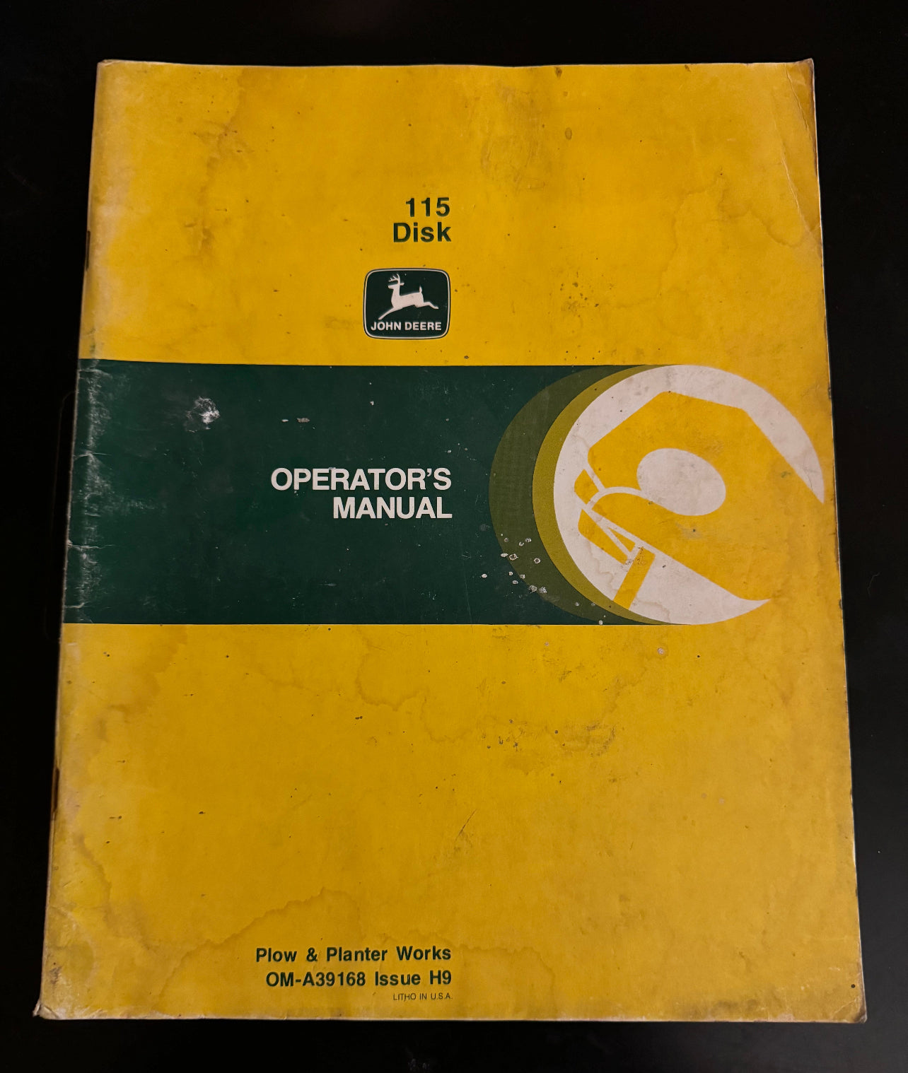 John Deere _ 115 Disk _ Operator's Manual