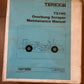 Terex _ TS14G Overhung Scraper _ Maintenance Manual
