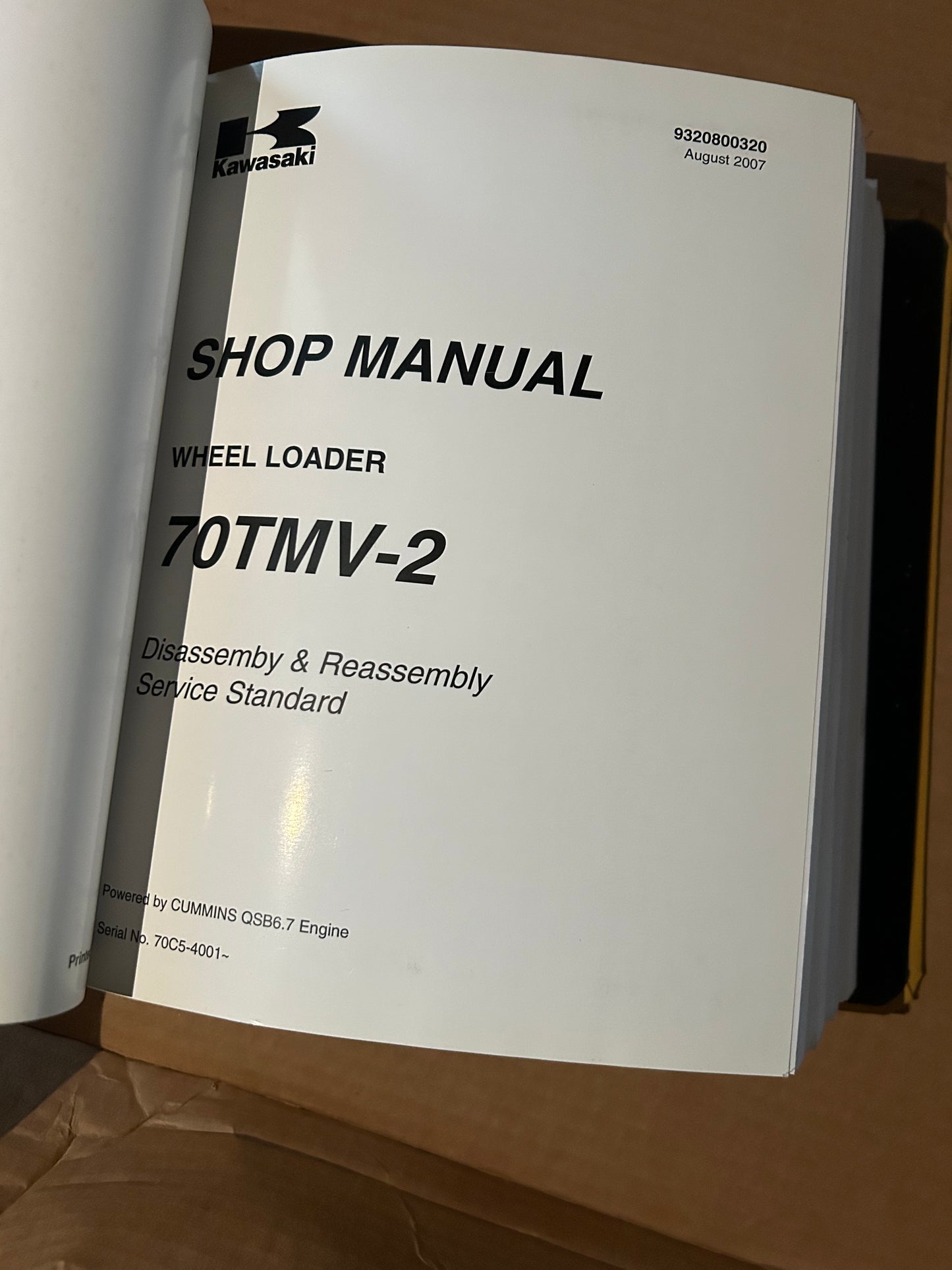Kawasaki _ 70ZV-2 Wheel Loader _ Binder