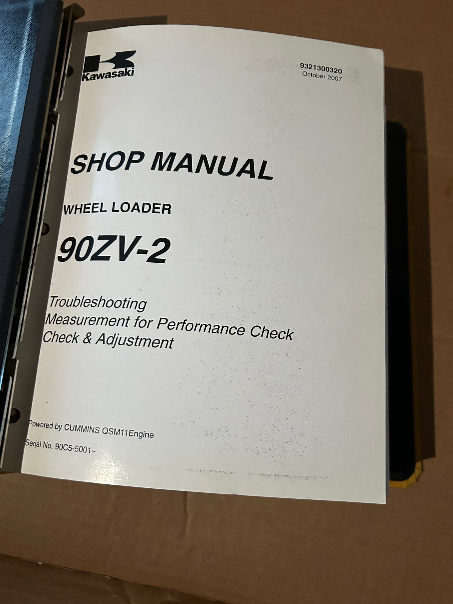 Kawasaki _ 90ZV2 Wheel Loader _ Binder