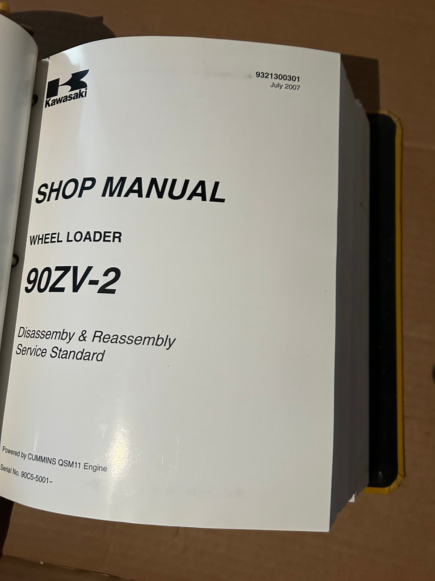 Kawasaki _ 90ZV2 Wheel Loader _ Binder