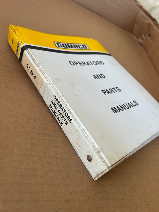 Gomaco _ GT-3300 Operators & Parts Manual