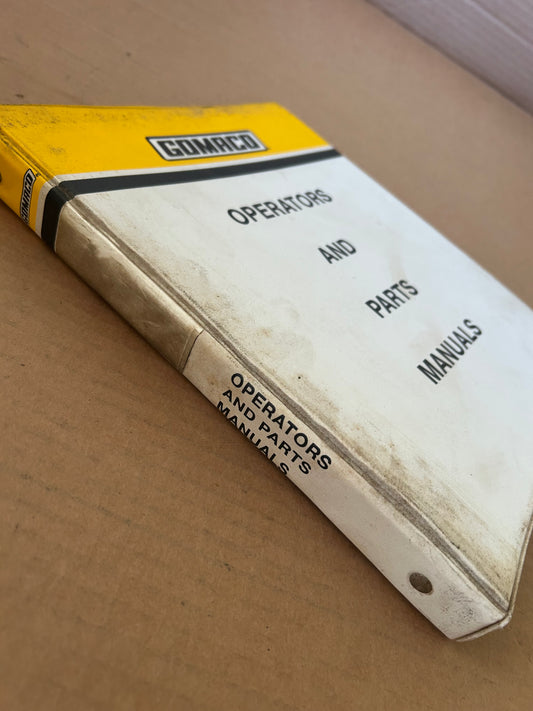 Gomaco _ C-450 Cylinder Finisher, TC-400/600 Texture/Cure & PS-60 Concrete Placer _ Operators & Parts Manual