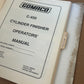 Gomaco _ C-450 Cylinder Finisher, TC-400/600 Texture/Cure & PS-60 Concrete Placer _ Operators & Parts Manual