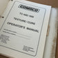 Gomaco _ C-450 Cylinder Finisher, TC-400/600 Texture/Cure & PS-60 Concrete Placer _ Operators & Parts Manual