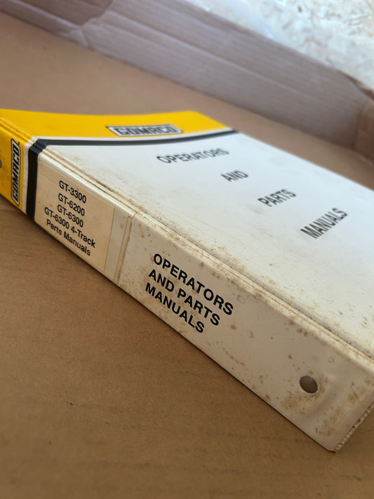 Gomaco _ GT-3300, GT-6200, GT-6300 & GT-6300 4 track _ Operators & Parts Manual