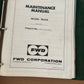 XANDER FWD _ Model Truck MF42-3321 _ Maintenance Manual