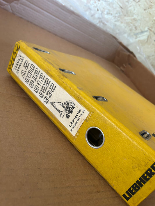 LEBHERR _ A2 900, 902, 912, 922 & 932 Hydraulic Excavator  _ sections 9-16 Service Manual