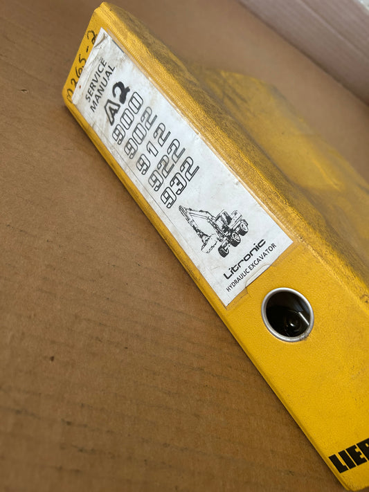 LEBHERR _ A 900, 902, 912, 922 & 932 Hydraulic Excavator  _ section 8 - Electric Systems Manual