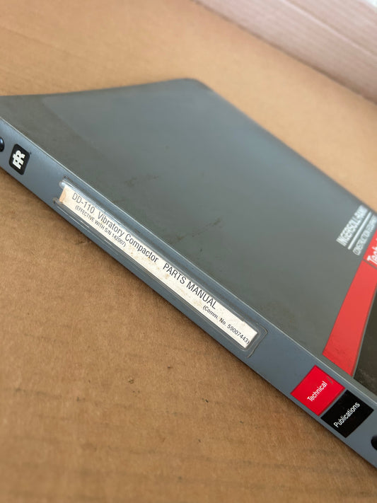 Ingersoll-Rand _ DD-110 Vibratory Compactor _ Parts Manual sn 142007