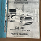 Ingersoll-Rand _ DA-30 Vibratory Compactor _ Parts Manual