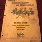 Minneapolis Moline PQ-PQH 4 Row Tractor Drawn Corn Planters - Owner's Assembly-Operation & Repair Catalog