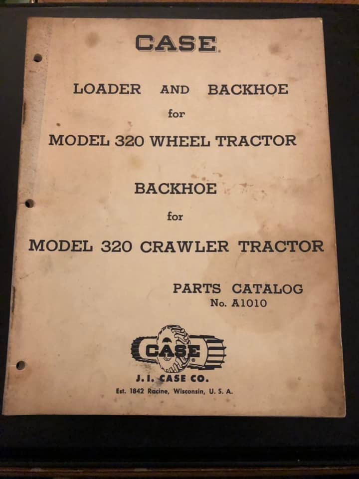 Case _ Loader & Backhoe Model 320 Backhoe for 320 Crawler Tractor _  Parts Catalog