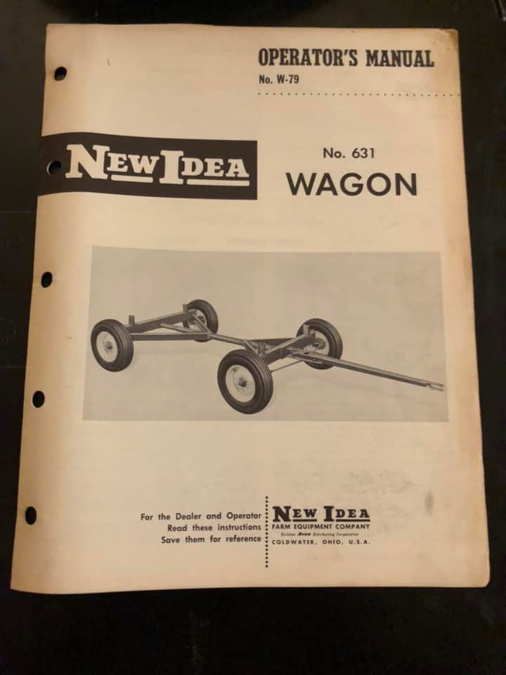 New Idea _ No 631 Wagon W-79 _ Operator’s Manual