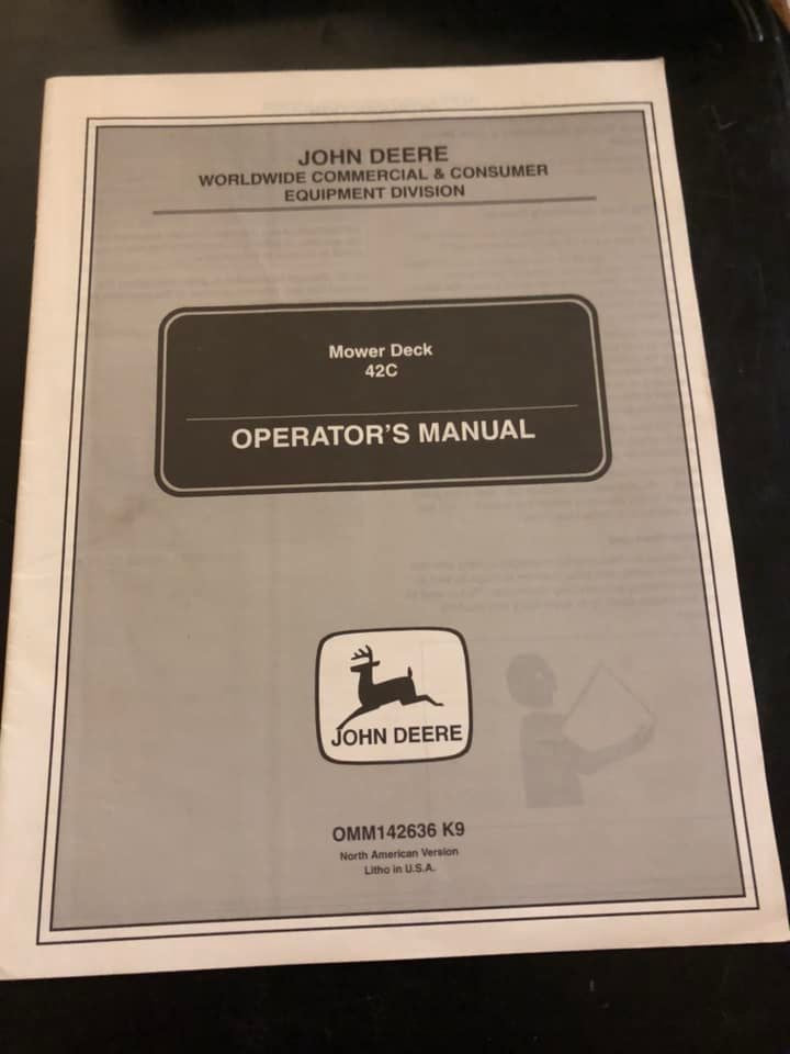 John Deere _ 42C Mower Deck _ Manuals