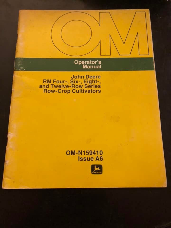 John Deere RM 4, 6, 8 & 12 Row Series Row-Crop Cultivators _ Operator's Manual