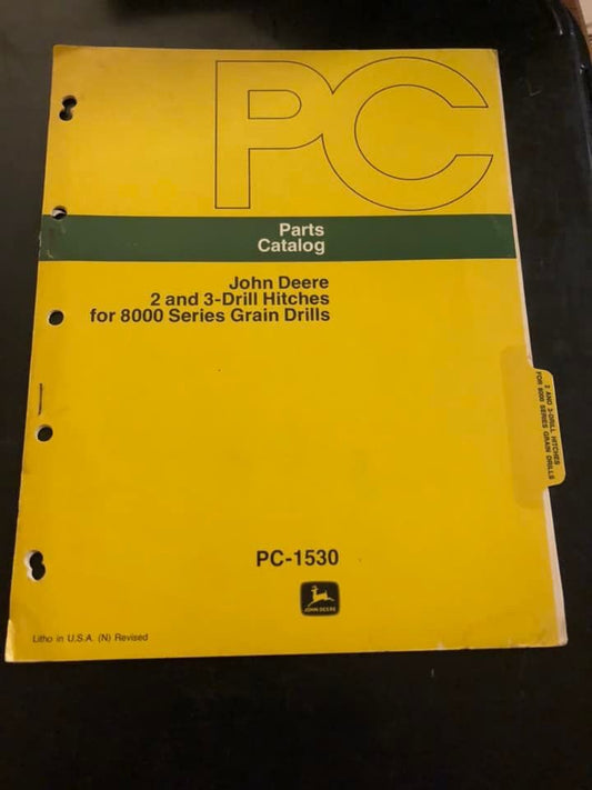 John Deere _ 2 & 3 Drill Hitches for 8000 Series Grain Drills _ Parts Catalog