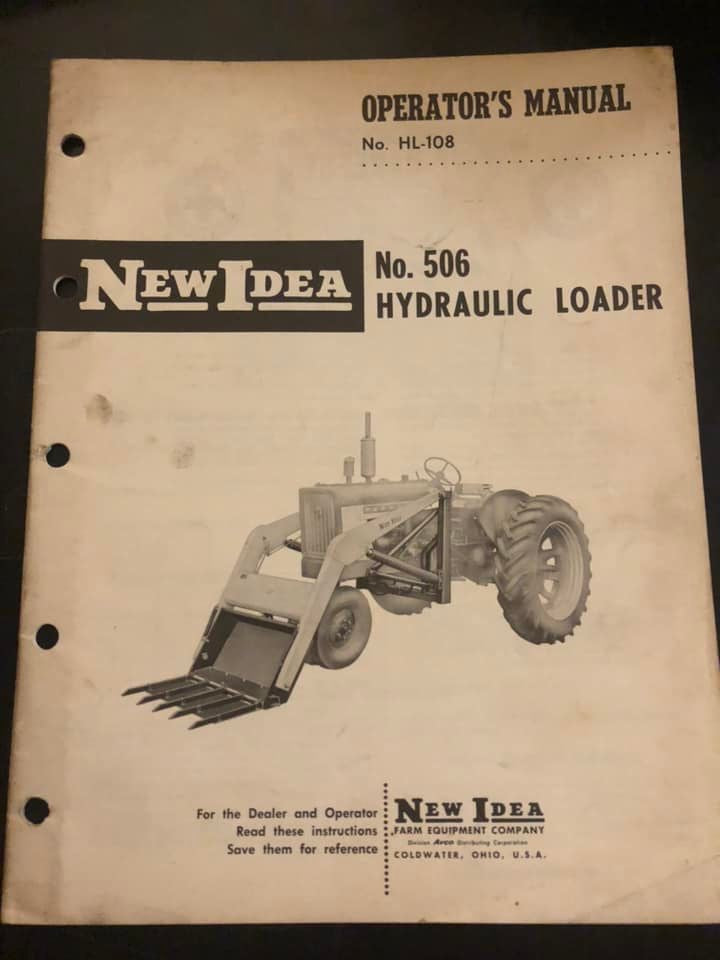 New Idea _ no 506 Hydraulic Loader_ Operator’s Manual