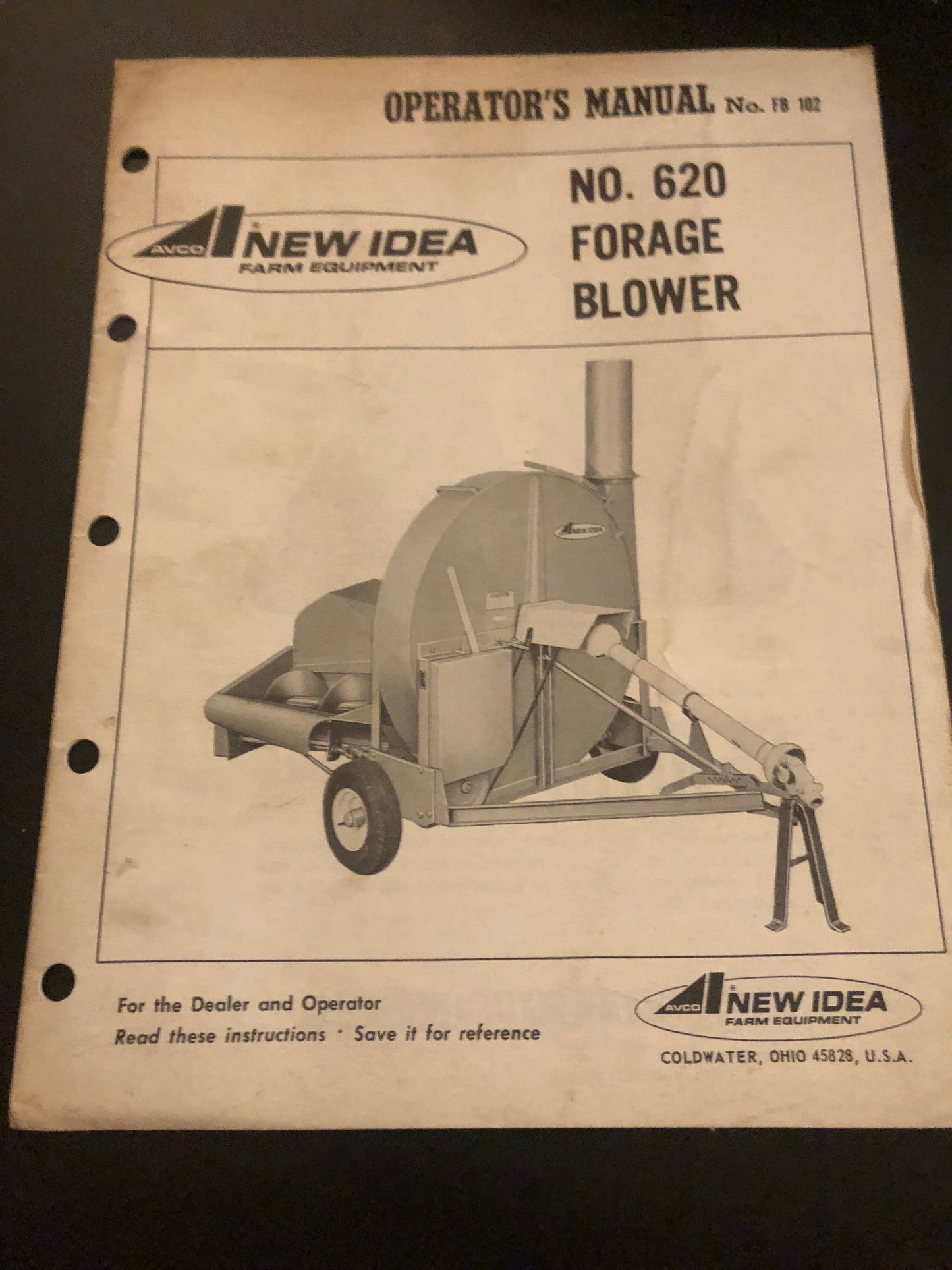 New Idea _ no 620 Forage Blower _ Operator’s Manual