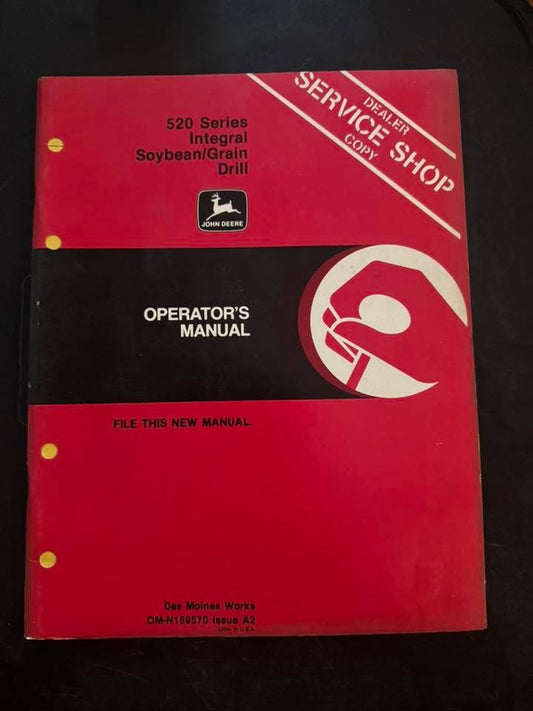 John Deere _ 520 Series Integral Soybean/ Grain Drill _ Operator’s Manual