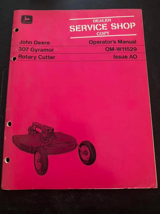 John Deere _ 307 Gyramor Rotary Cutter _ Operator's Manual
