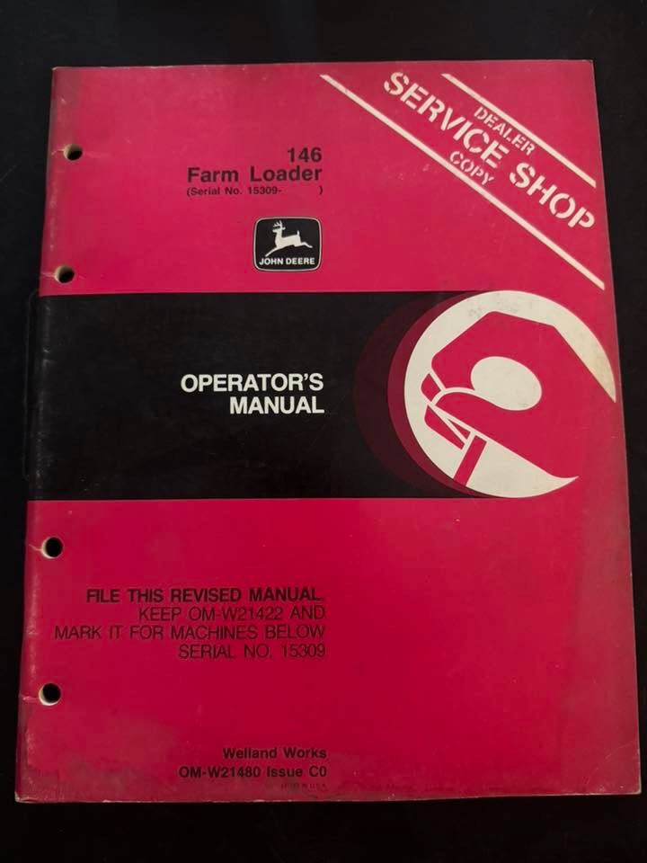John Deere _ 146 Farm Loader _ Operator’s Manual