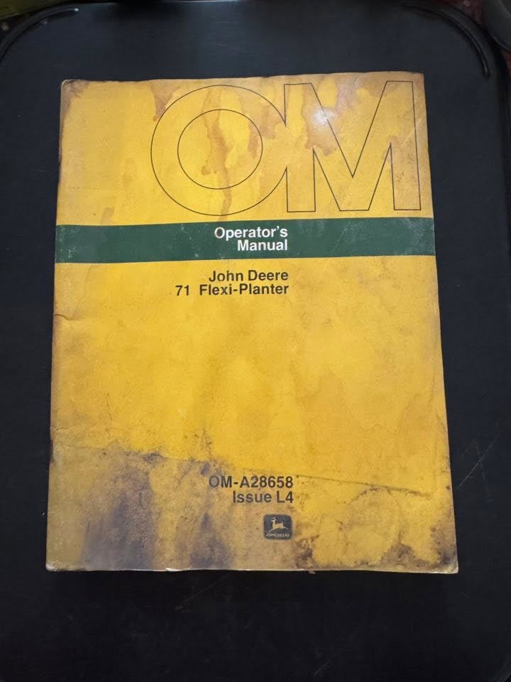 John Deere _ 71 Flexi-Planter _ Operator's Manual OM-A28658 L4