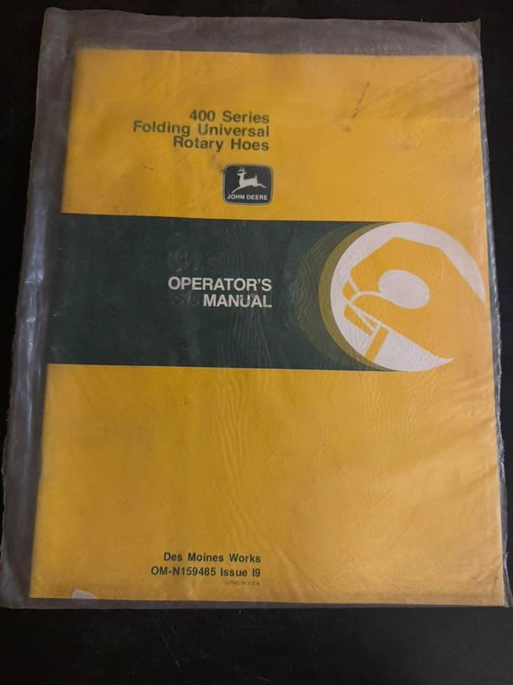 John Deere _ 400 Series Folding Universal Rotary Hoes _ Operator’s Manual OM-N159485 I9