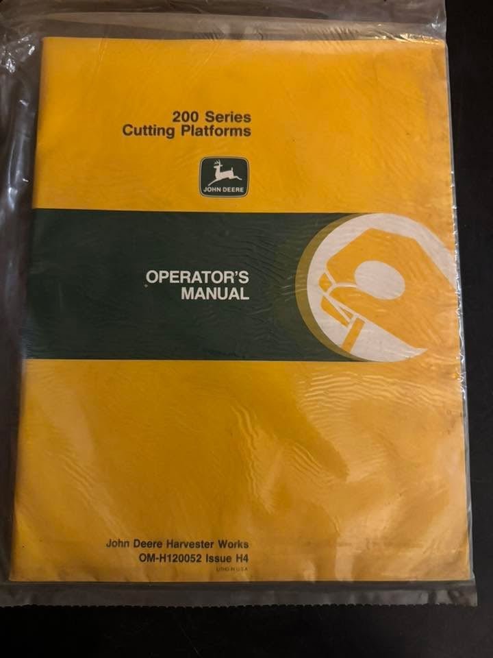 John Deere 200 Series Cutting Platforms _ Operator's Manual