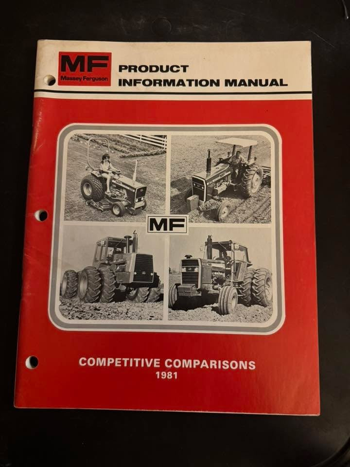 Massey Ferguson _ Competitive Comparison 1981 _ Product Information Manual
