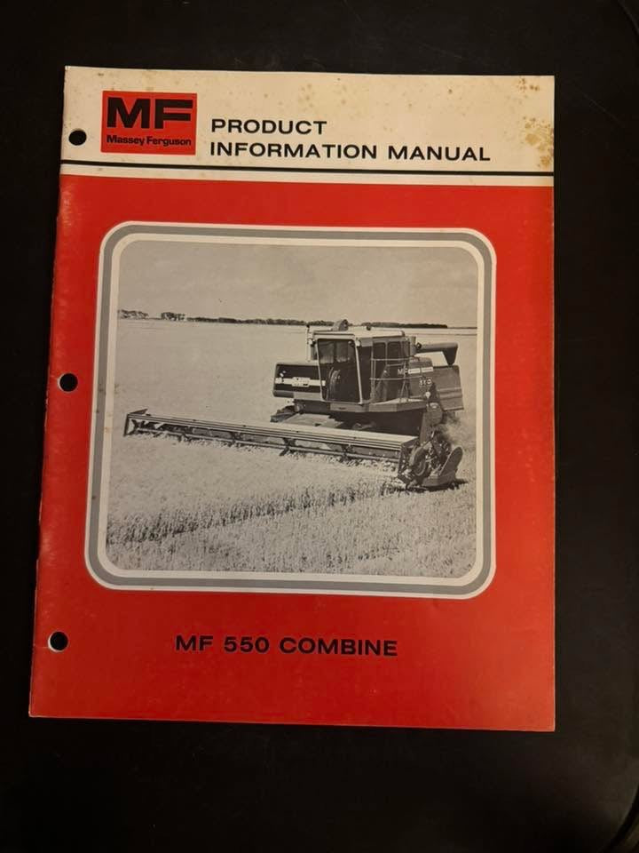 Massey Ferguson _ MF 550 Combine _ Product Information Manual