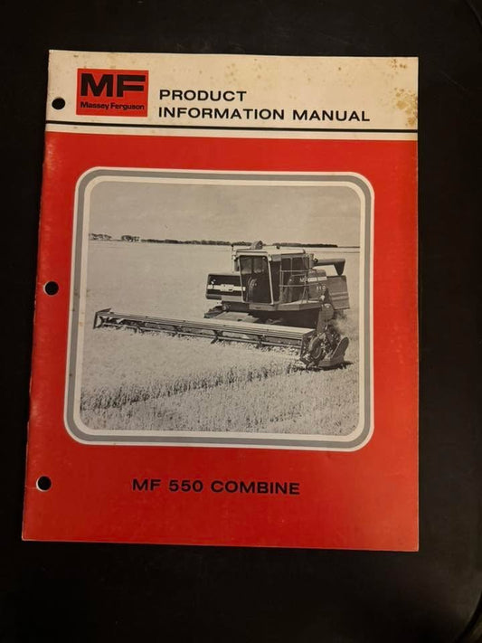 Massey Ferguson _ MF 550 Combine _ Product Information Manual