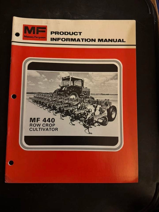 Massey Ferguson _ MF 440 Row Crop Cultivator _ Product Information Manual