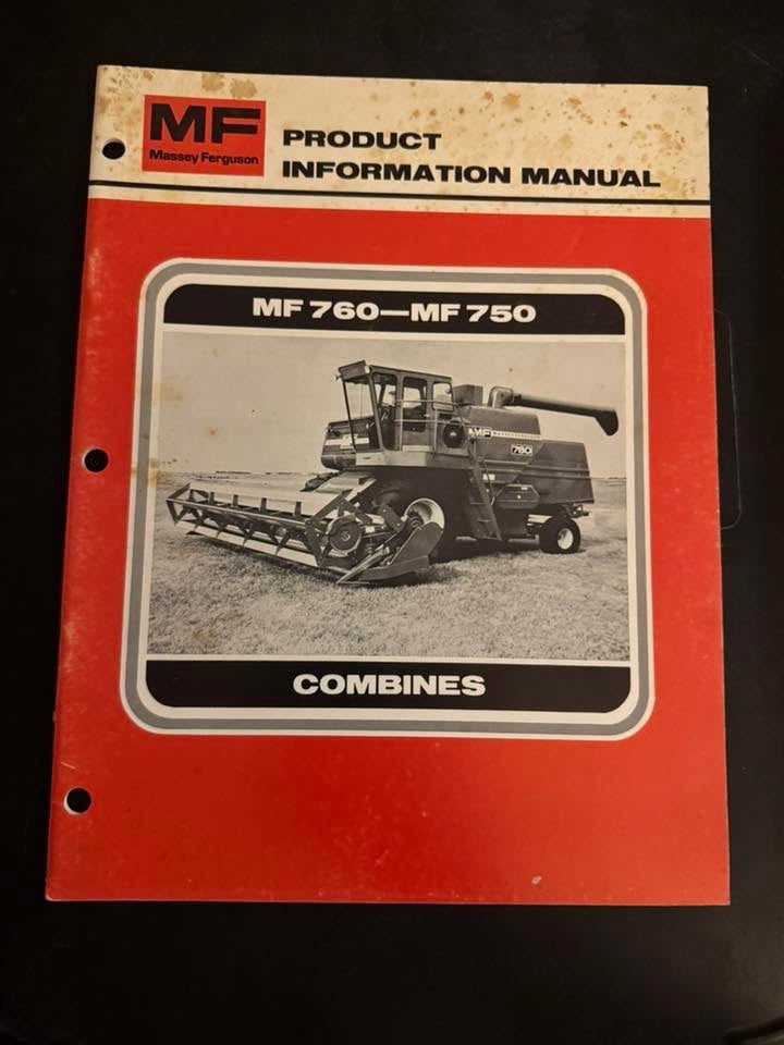 Massey Ferguson _ MF 760 & 750 Combines _ Product Information Manual