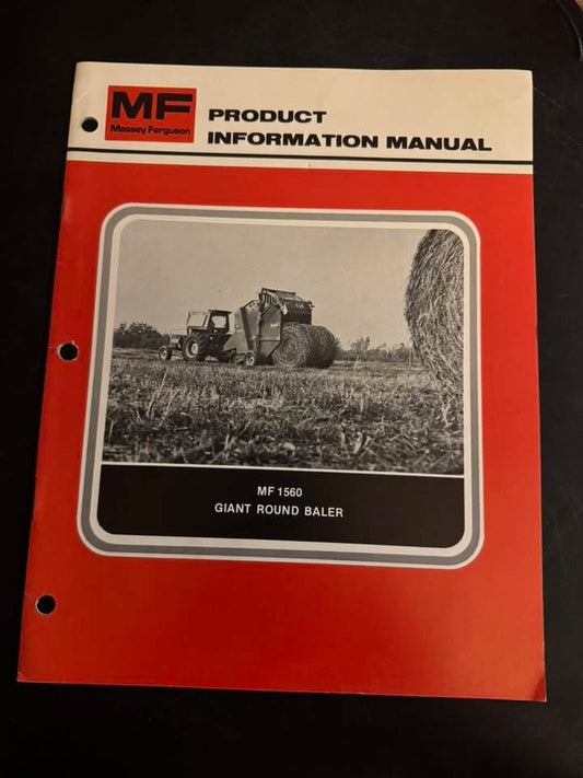 Massey Ferguson _ MF 1560 Giant Round Baler _ Product Information Manual